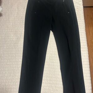 Chico's Black Women’s Trousers with Lace Side Detail